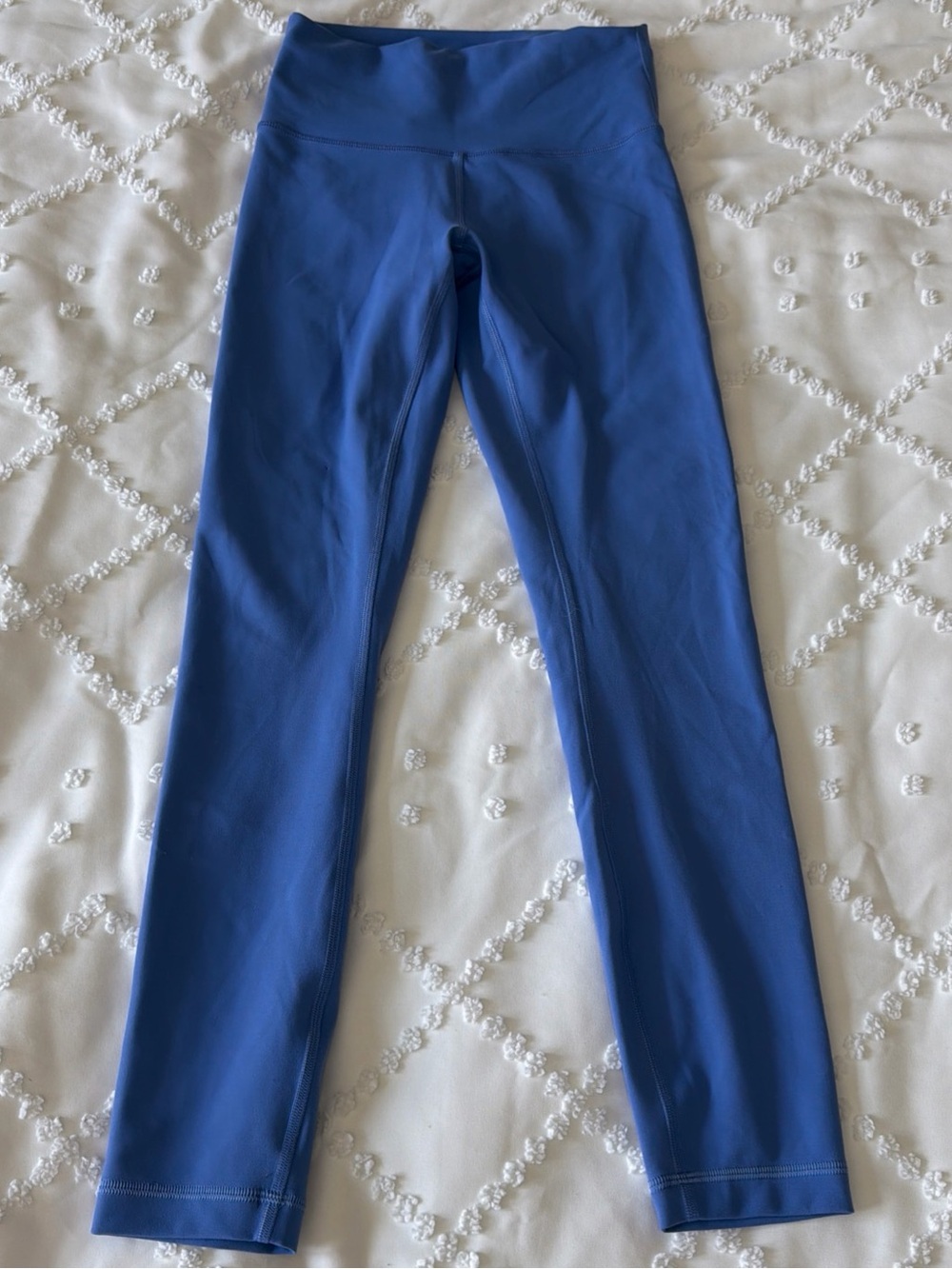Lululemon Women’s Periwinkle Wunder Train HR Tight 25" Ankle Legging Size 4 Blue